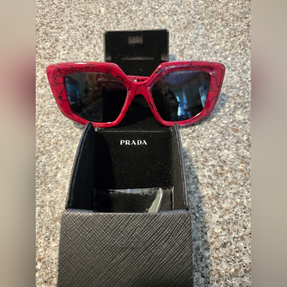 Prada Red Women's Sunglasses